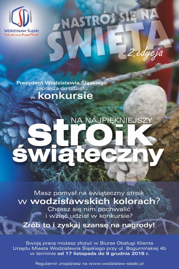 Konkurs stroik świąteczny Wodzisław Śl.